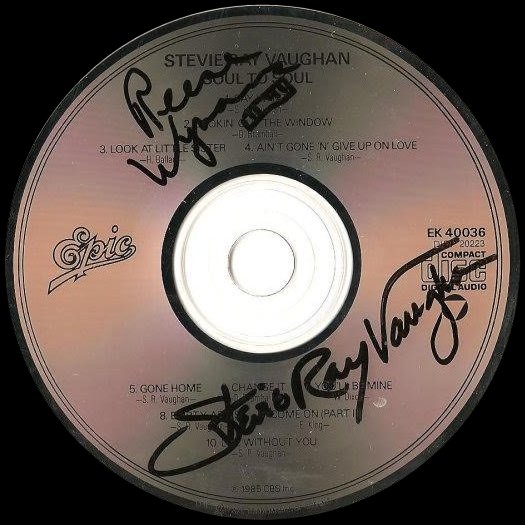 Stevie Ray Vaughan Autograph