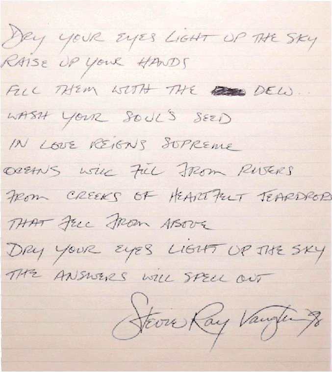 Stevie Ray Vaughan - Untitled Song
